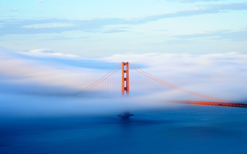 san, fog, san francisco, golden gate bridge, gate, world, francisco, covered, 1080P, 1920x1200, golden, california, bridge