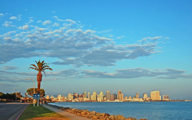 clouds, USA, san diego, Gulf, sky, home, California, san, 2K, road, diego, tree