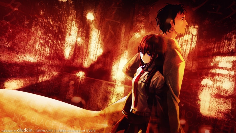 clothing, wall - building feature, standing, steinsgate, architecture, adult, graffiti, males, young adult, three quarter length, holding, women, real people
