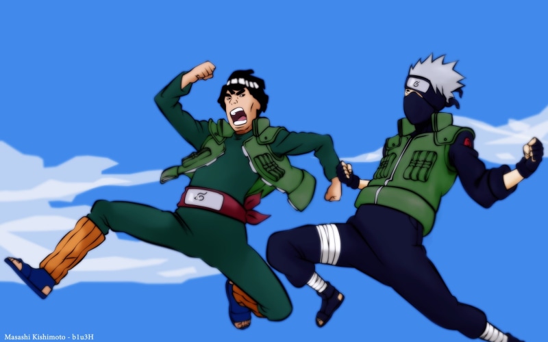 1080P, Might Guy, Naruto, Anime, Kakashi Hatake