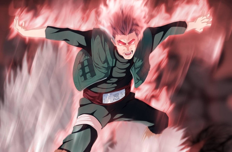 Naruto, Anime, 1080P, Angry, Might Guy, Guy, Man, Black Hair