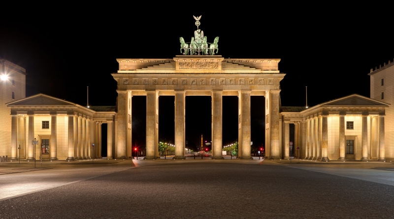 4K, travel destinations, Europe, building exterior, travel, road, built structure, street light, nature, Berlin, Germany, architectural column, history