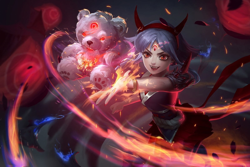 League of Legends, anime girls, Blood Moon (league of legends), Annie (League of Legends), 720P