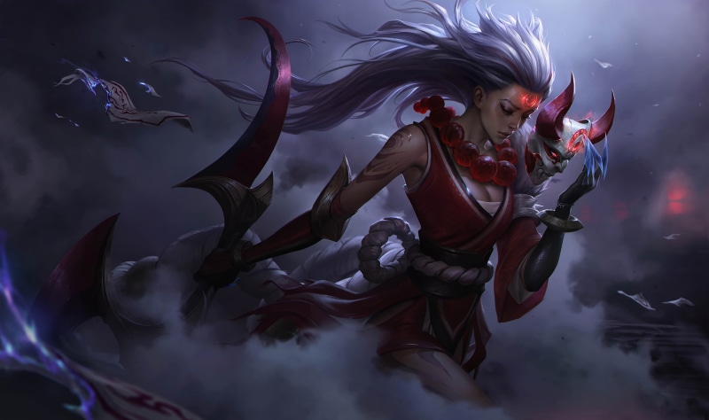 Blood Moon Diana, League of Legends, Warriors, 4K