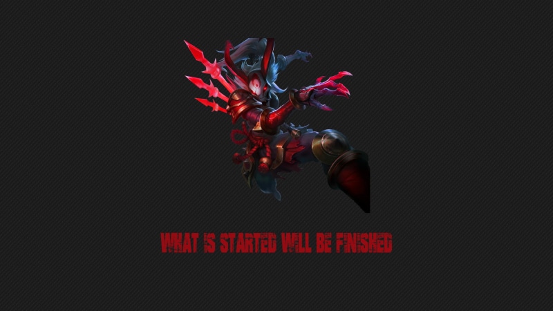 quote, simple background, minimalism, Kalista, 1080P, League of Legends, Blood Moon (league of legends)