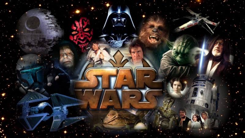 Darth Maul, Obi-Wan Kenobi, Darth Vader, TIE Fighter, Chewbacca, R2-D2, X-Wing, Yoda, 1080P, Star Wars, Alec Guinness, Death Star