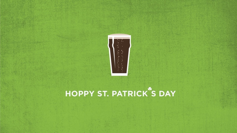 western script, close-up, green color, text, backgrounds, directly above, green background, 1080P, colored background, St. Patricks Day, copy space, sign