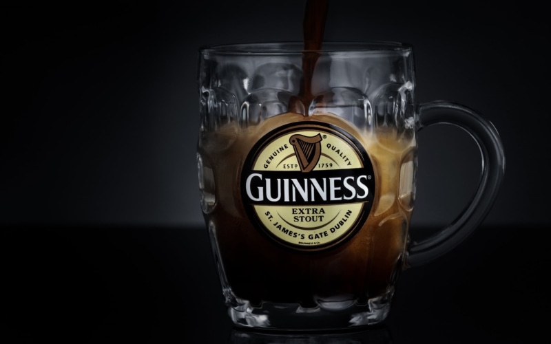 food, guinness, logo, food and drink, beer, studio shot, clear, transparent, western script, still life, indoors, single object, household equipment, brand