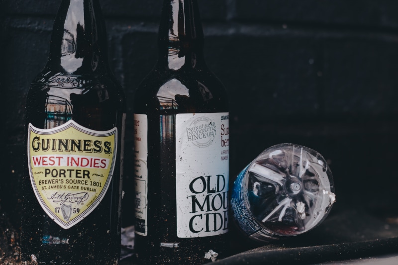 representation, west, art and craft, drink, porter, focus on foreground, wall, indies, 5K, still life, three, bottle, sign, food and drink, beverage, alcohol