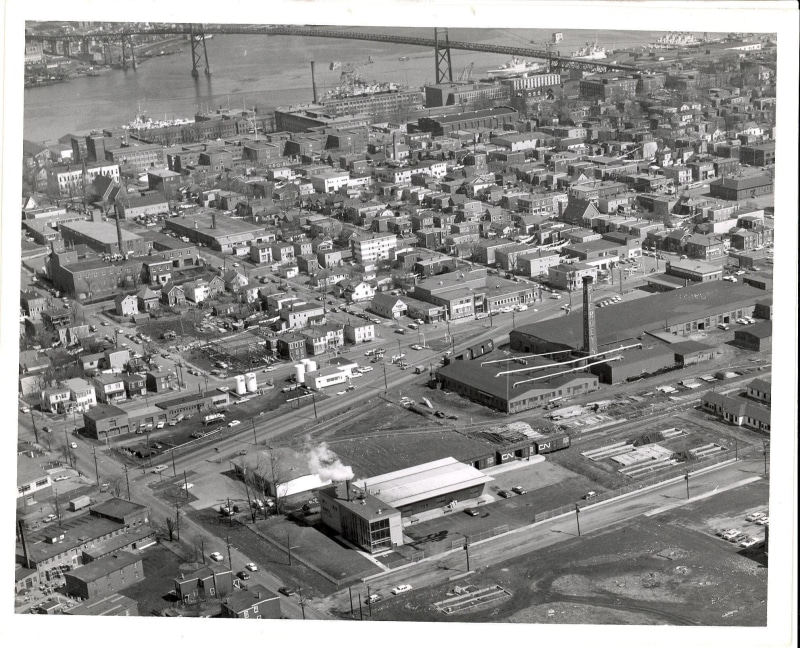 brewery, halifax, beer, ns, ol, nature and landscapes, old photo, black and white pic, street, city view, buildings, 1080P