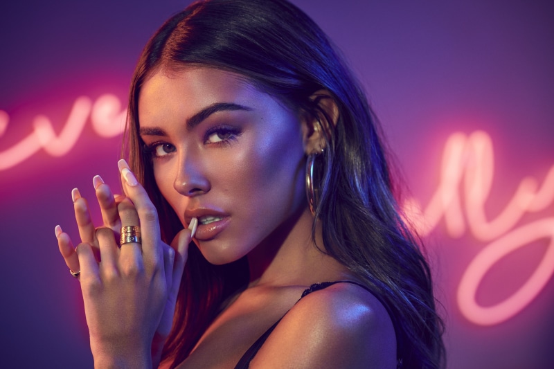 Madison Beer, Lipstick, 8K, Brunette, American, Singers, Singer, Earrings, Face, Girl