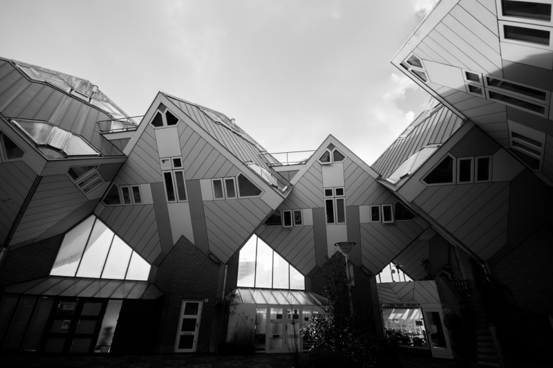 cubic, houses, building, sky, nature, roof, town, rotterdam, no people, city, day, sunlight, row house, house, residential district, architecture, building exterior