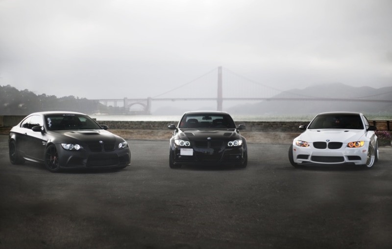 stationary, the way forward, land Vehicle, sedan, road trip, cloud - Sky, 1080P, shock Absorber, beauty in nature, luxury, three, car, golden gate, day