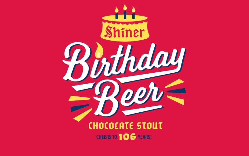 happy birthday, food and drink, studio shot, communication, store, stout, sign, illuminated, western script, beer, people, neon, indoors, food, Shiner