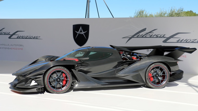 Black Car, Apollo IE, Hypercar, 1080P, Vehicles