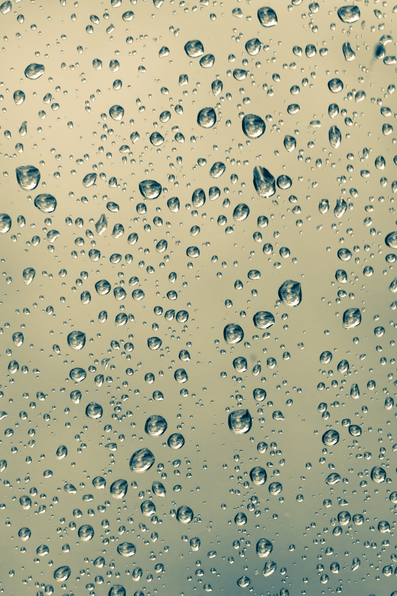 grey, backgrounds, dew, raindrop, water, water-drop, raindrops, low angle view, no people, close-up, glass - material, indoors, 5K, rain, purity, transparent
