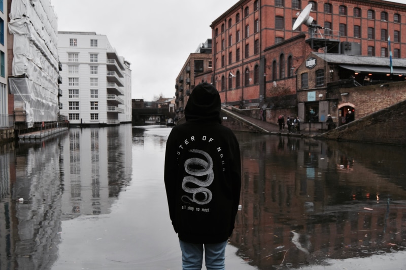 photographing, 5K, lifestyles, outdoors, london, day, river, urban, rainy season, boy, canal, city, photography themes, man, water, building exterior