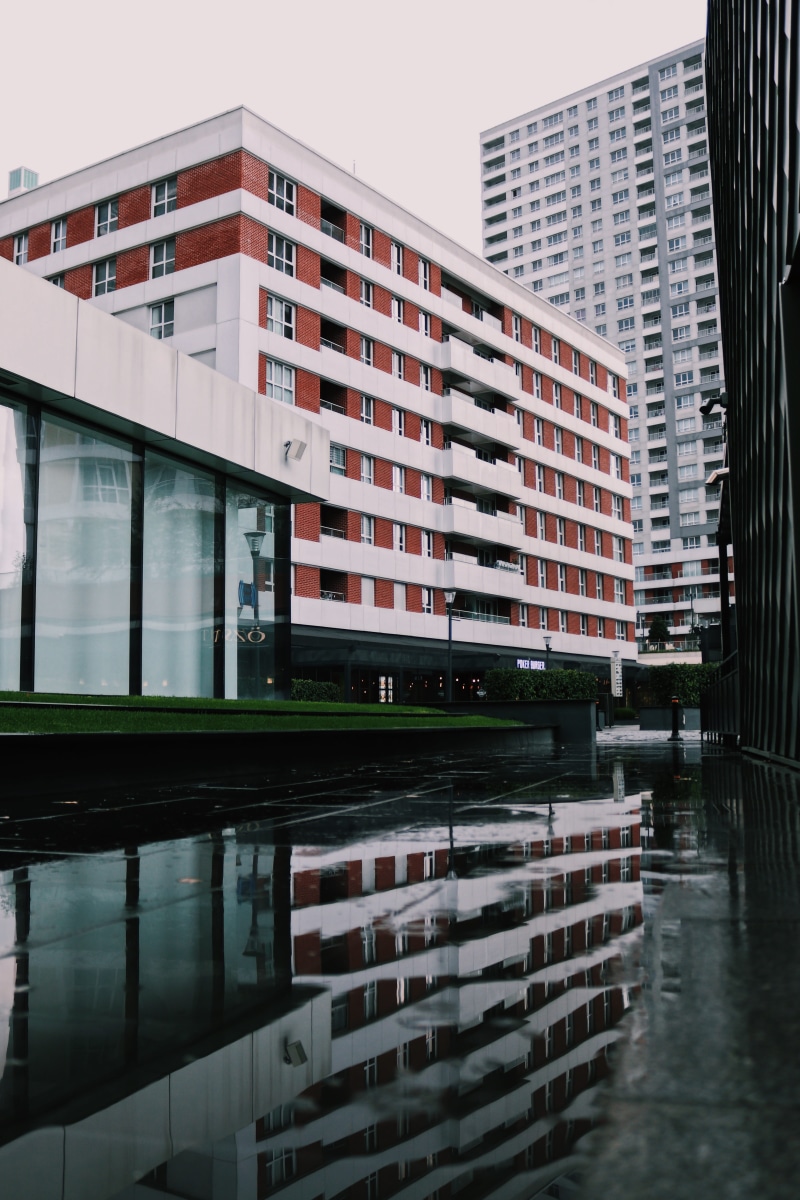 office, architecture, no people, waterfront, residential district, city, nature, calm, istanbul, transportation, reflection, rainy day, street photography