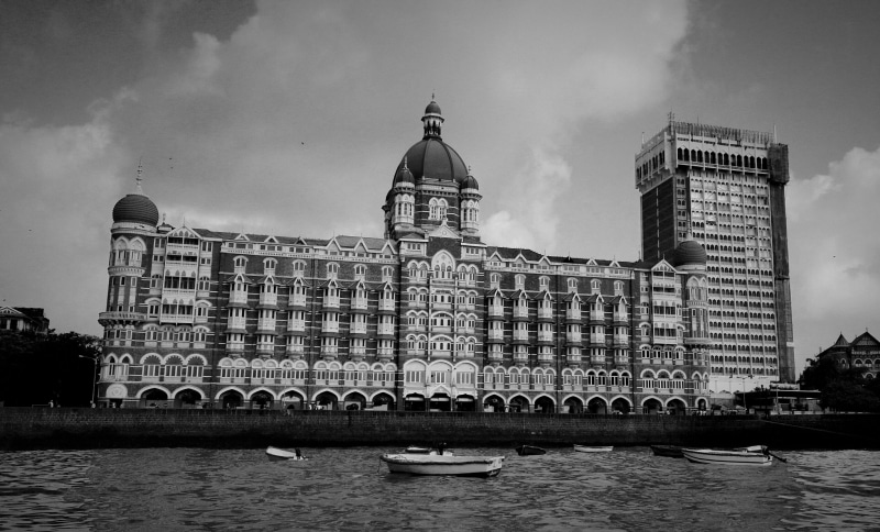 transportation, skyline, 2K, building, exterior, taj, dome, tourism, outdoors, historic, tower, no people, waterfront, india, city, hotel, urban, the past