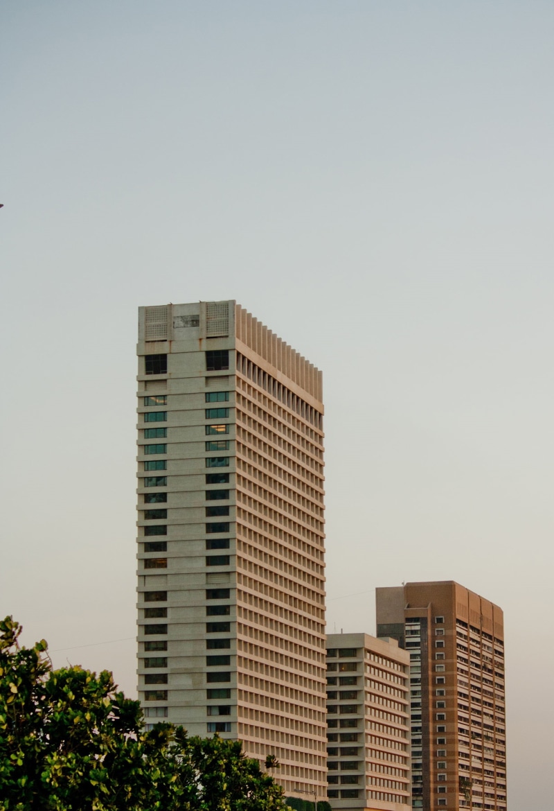 built Structure, urban Scene, financial district, no people, outdoors, building, sky, tall - high, modern, office building exterior, clear sky, 1080P
