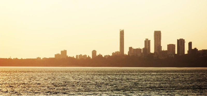 india, outdoors, next, cityscape, asia, sunset, city life, architecture, mumbai, office building exterior, skyscraper, travel destinations, metropole, no people
