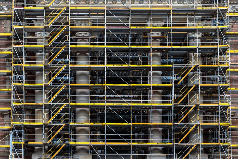 symmetry, industry, modern, architecture, construction industry, berlin, development, full frame, building, edificio, concrete, black, 5K, photo, gray