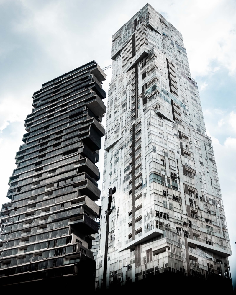 nature, office building exterior, urban, residential district, office building, edificio, rise, concrete, low, mexico, buildings, tower, modern, window