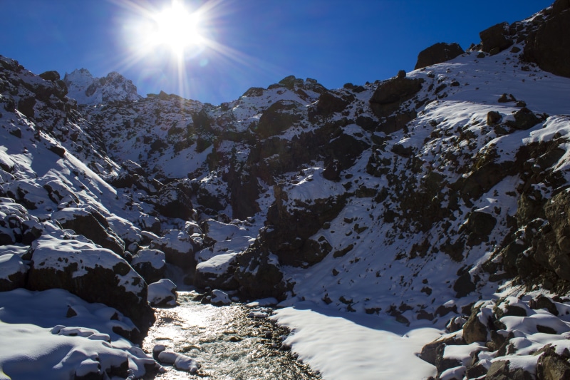 snowcapped mountain, mountain range, beauty in nature, mountains, monumento natural el morado, chile, mountain, snow, sunbeam, solid, santiago, nature