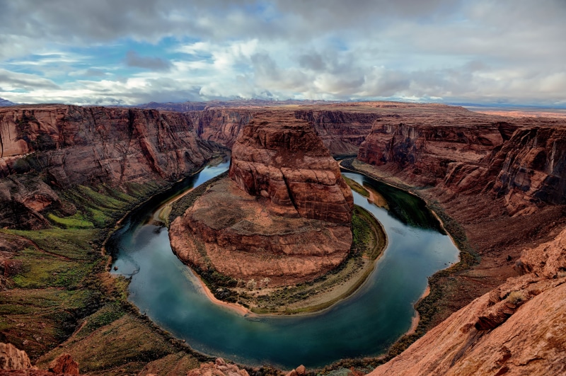 drop, Glen Canyon National Recreation Area, white, Pro, grand Canyon National Park, Overcast, Cliffs, HDR, scenics, Blue Skies, rock formation, rock, Nikon D800E