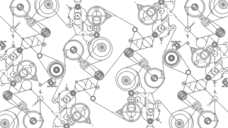 communication, 5K, steinsgate 0 steinsgate, industry, pattern, studio shot, metal, cut out, shape, large group of objects, technology, arts culture and entertainment