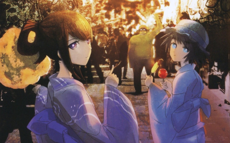 representation, nature, women, reflection, tree, real people, steinsgate, people, 1080P, day, two people, casual clothing, standing, young women, human representation