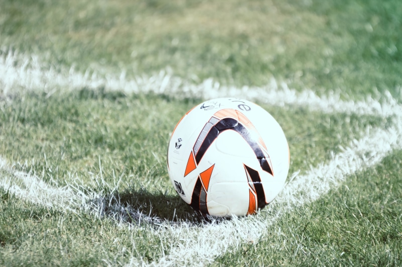 green color, grass, team sport, 5K, orange, lawn, black, green, close-up, land, shape, circle, match, no people, soccer, focus on foreground, sport, white color