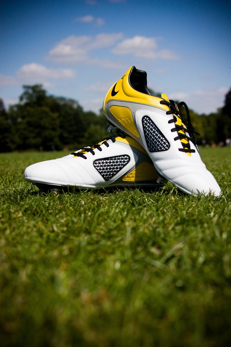 football, close-up, daytime, club, white, shoes, cloud - sky, pair, 4K, barcelona, liverpool, sky, world, surface level, championship, cleats, famous