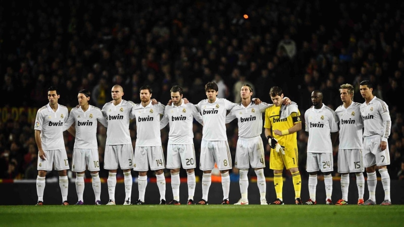 s, Soccer, men, Real Madrid C.F., jerseys, yellow, white, 1080P