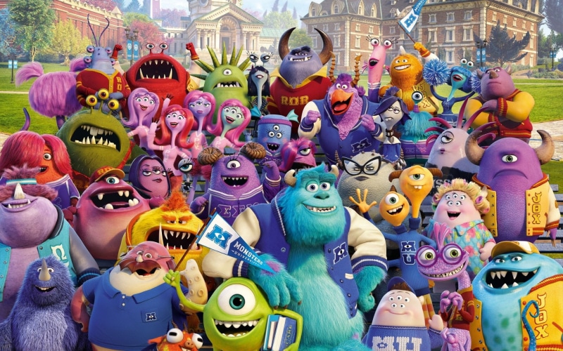 James P. Sullivan, Sheri Squibbles, Don (Monsters University), Squishy (Monsters University), Terri and Terry (Monsters University), Monsters University