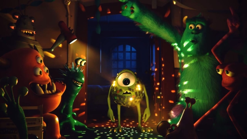 human representation, art and craft, sculpture, creativity, statue, indoors, Monsters University, male likeness, lighting equipment, celebration, craft