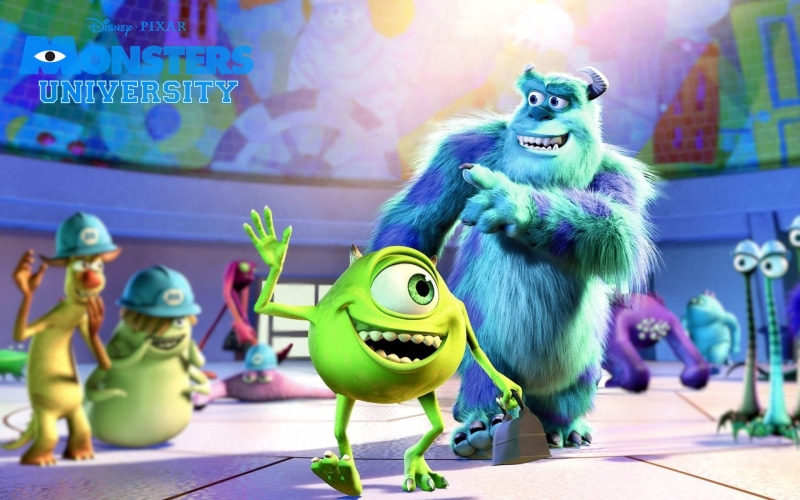 monsters, movie, 1080P, university