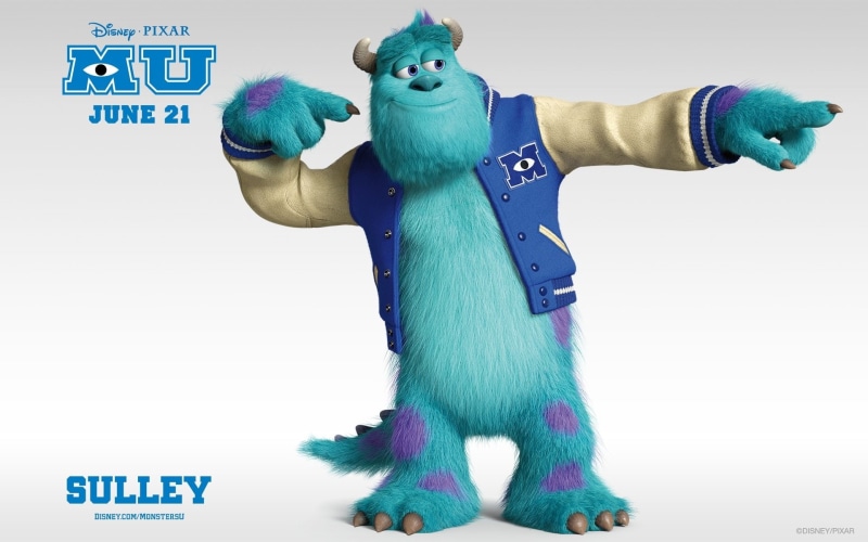 James P. Sullivan, Monsters University, Movie, 1080P