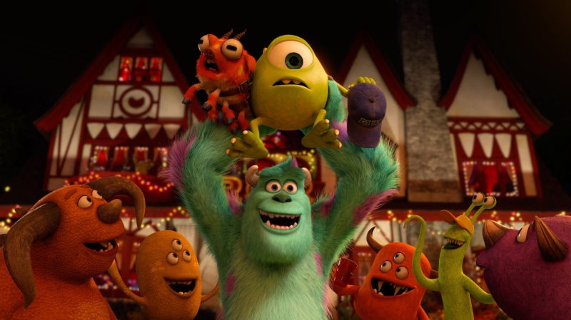 craft, indoors, celebration, Mike Wazowski, representation, toy, festival, human representation, multi colored, Movie, puppet, holiday, Monsters University
