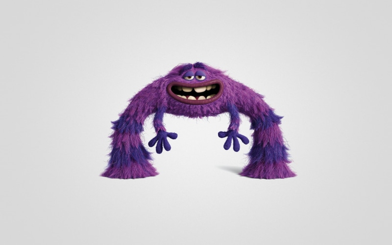 indoors, creativity, 1080P, monster, Monsters Inc., horror, Inc., mouth open, gray, portrait, gray background, people, spooky, light background, mouth