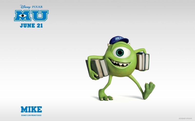 Mike Wazowski, 1080P, Monsters University, Movie