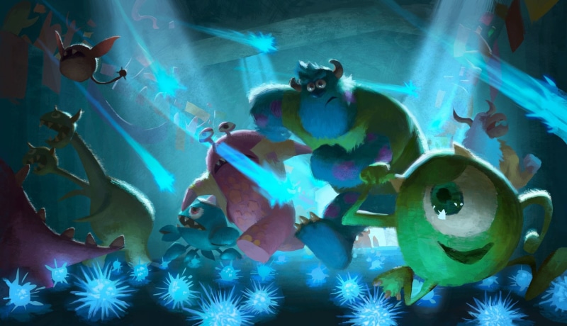 1080P, Monsters University, Movie, James P. Sullivan, Mike Wazowski