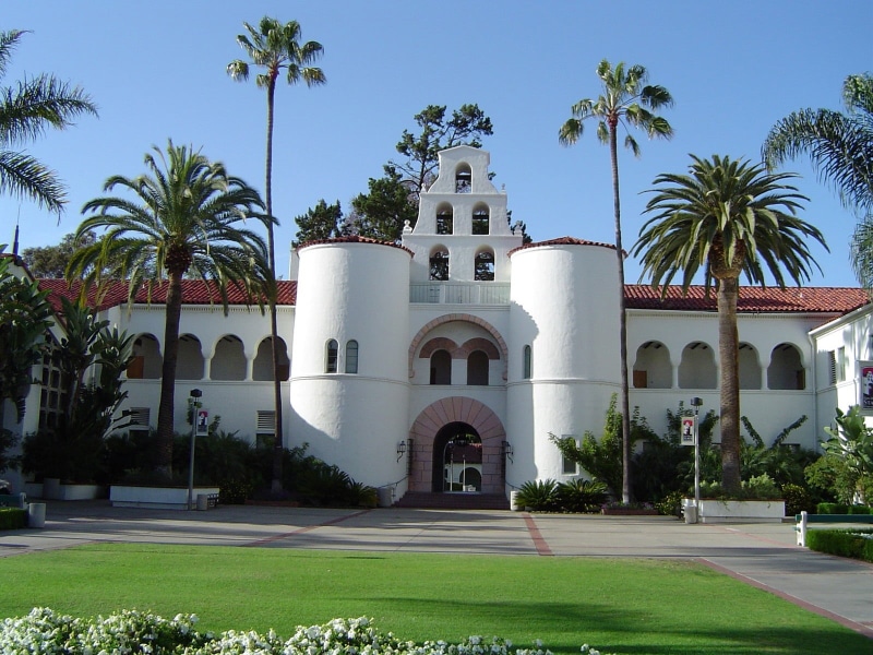 summer, campus, sky, plant, vacations, concrete, cultures, christianity, palm Tree, san - diego, architecture, tropical climate, 720P, travel Destinations