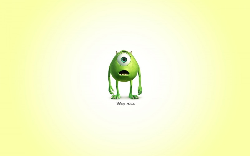 1080P, monster inc., mike, pixar, disney