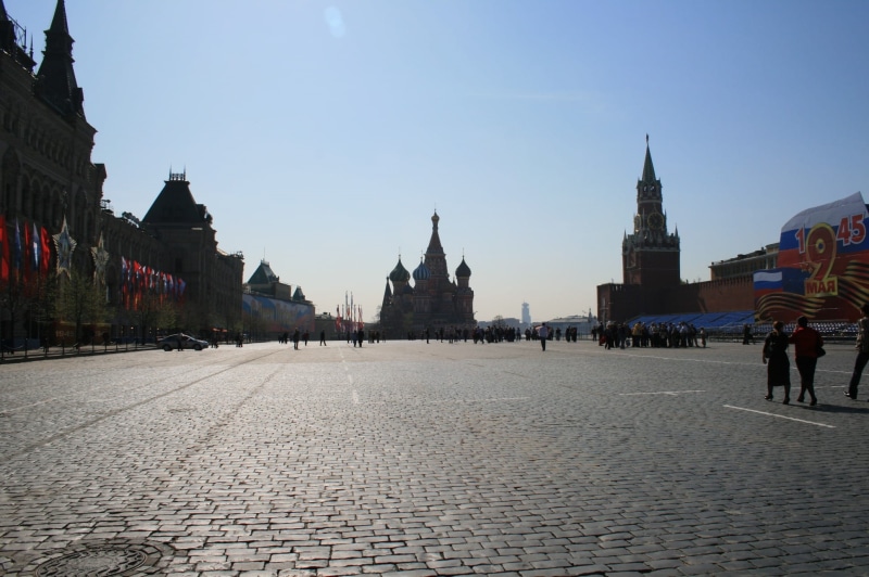 politics, nature, Red Square, open blue sky, paving stone, st basils cathedral, sky, cobblestone, reflecting light, tower, the past, cobble stones, built structure