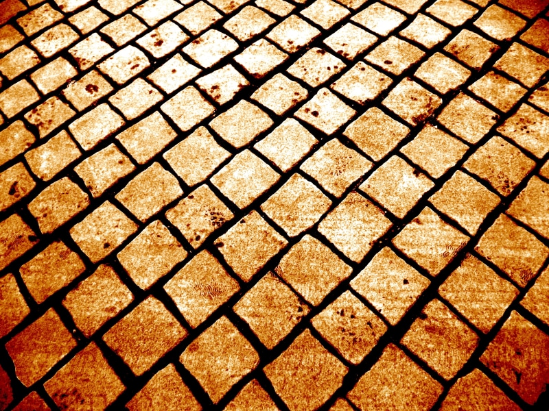 crisscross, footpath, outdoors, full frame, sunlight, day, design, geometric shape, texture, close-up, cobble stone, 4K, repetition, high angle view, pattern