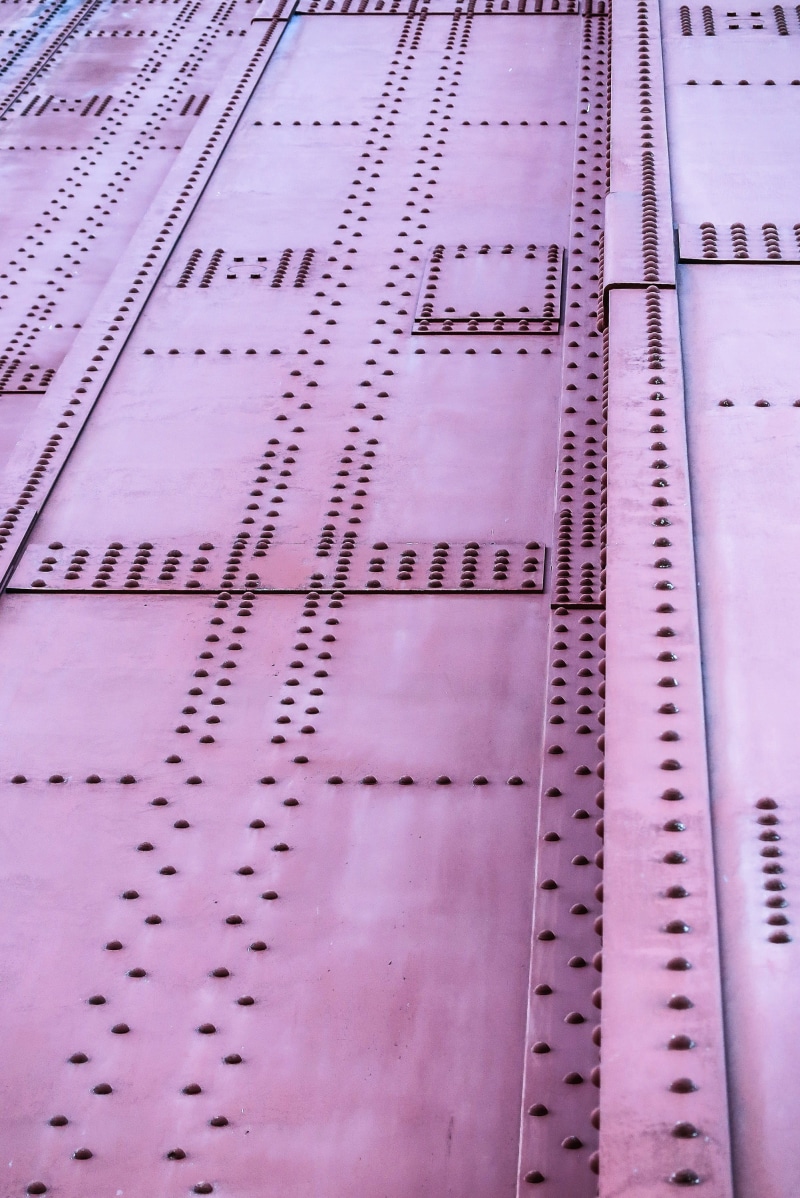 metal, number, high angle view, golden gate bridge, blue, city, stack, detail, texture, design, united states, equipment, golden gate, golden, metalwork