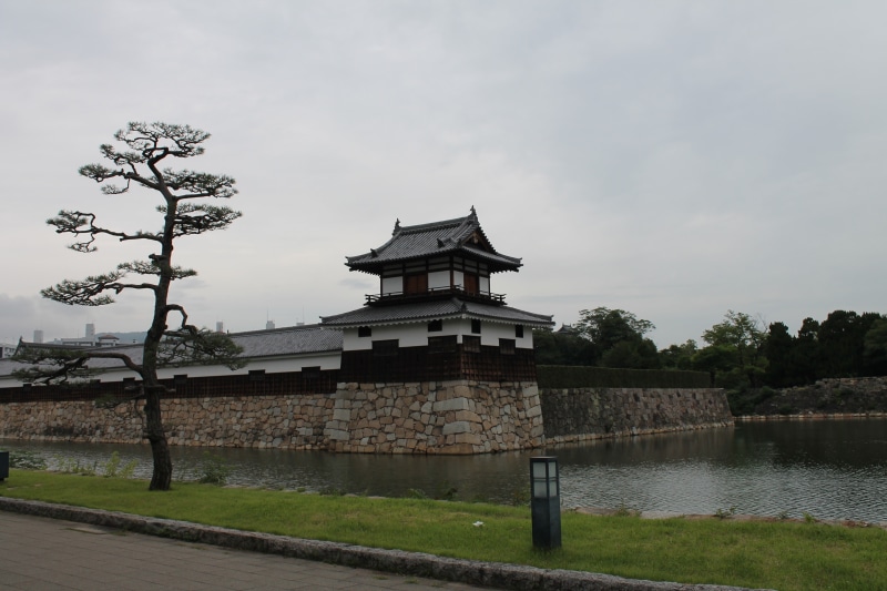 outdoors, architecture, religion, tower, cloud - sky, 4K, day, no people, building, plant, the past, lake, japanese, castle, nature, building exterior