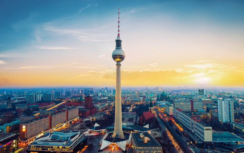 4K, Germany, Fernsehturm, tv, Tower, Berlin