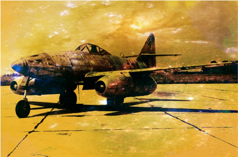 jahrgand, jet, jet engine, abandoned, nozzle, propeller, tank, me 262, war, airport, aerospace industry, cloud - sky, third rich, plane, messerschmitt